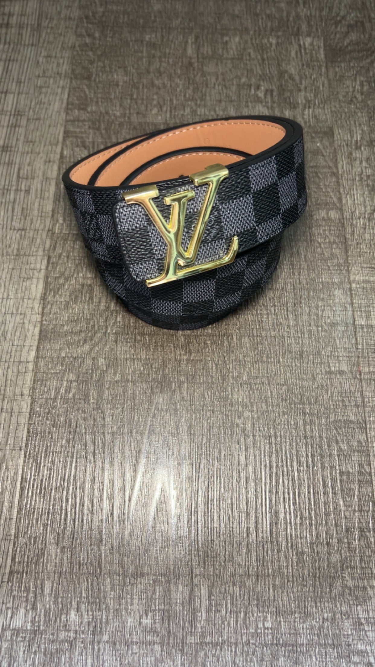 Leather belt