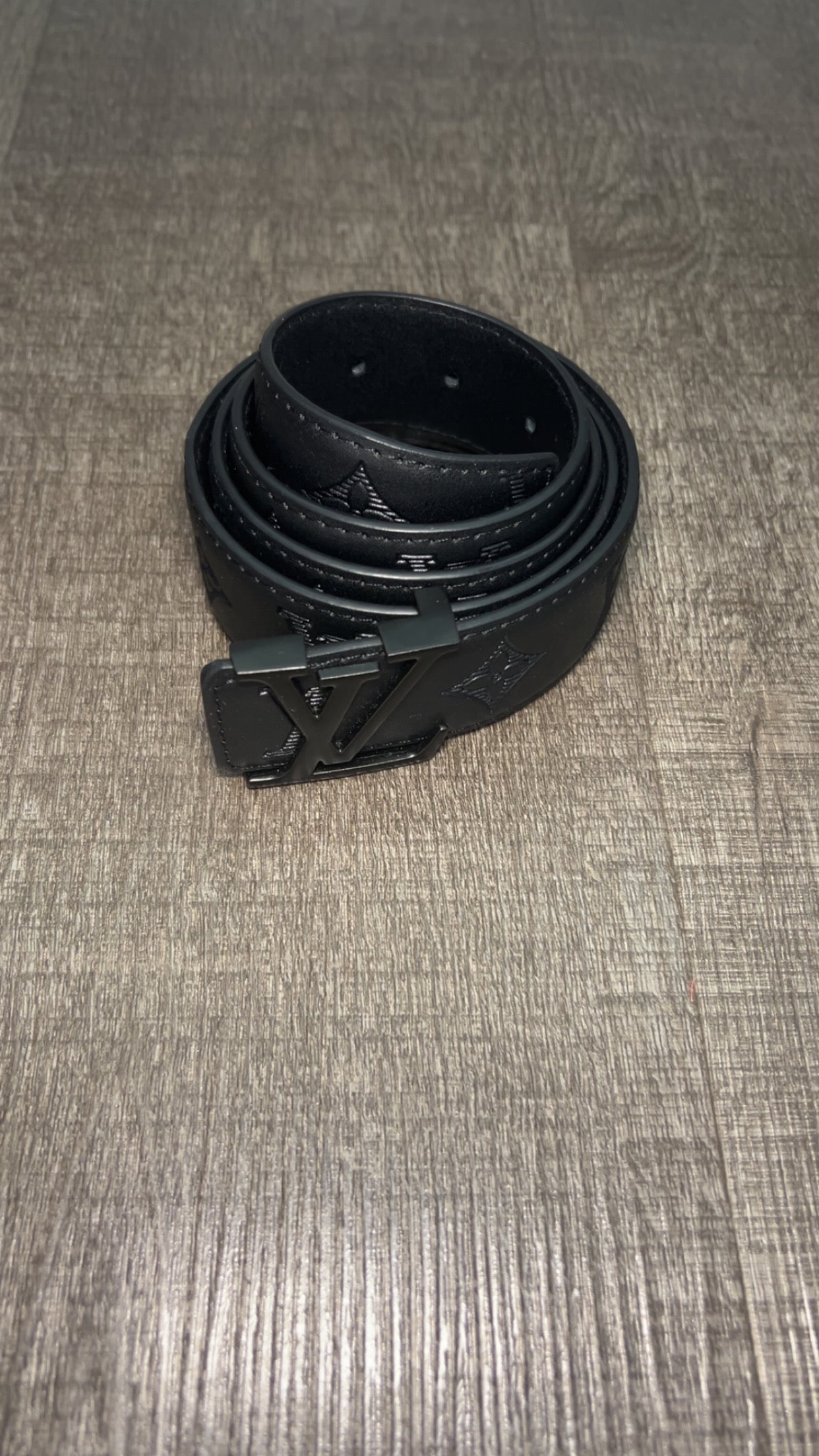 Leather belt