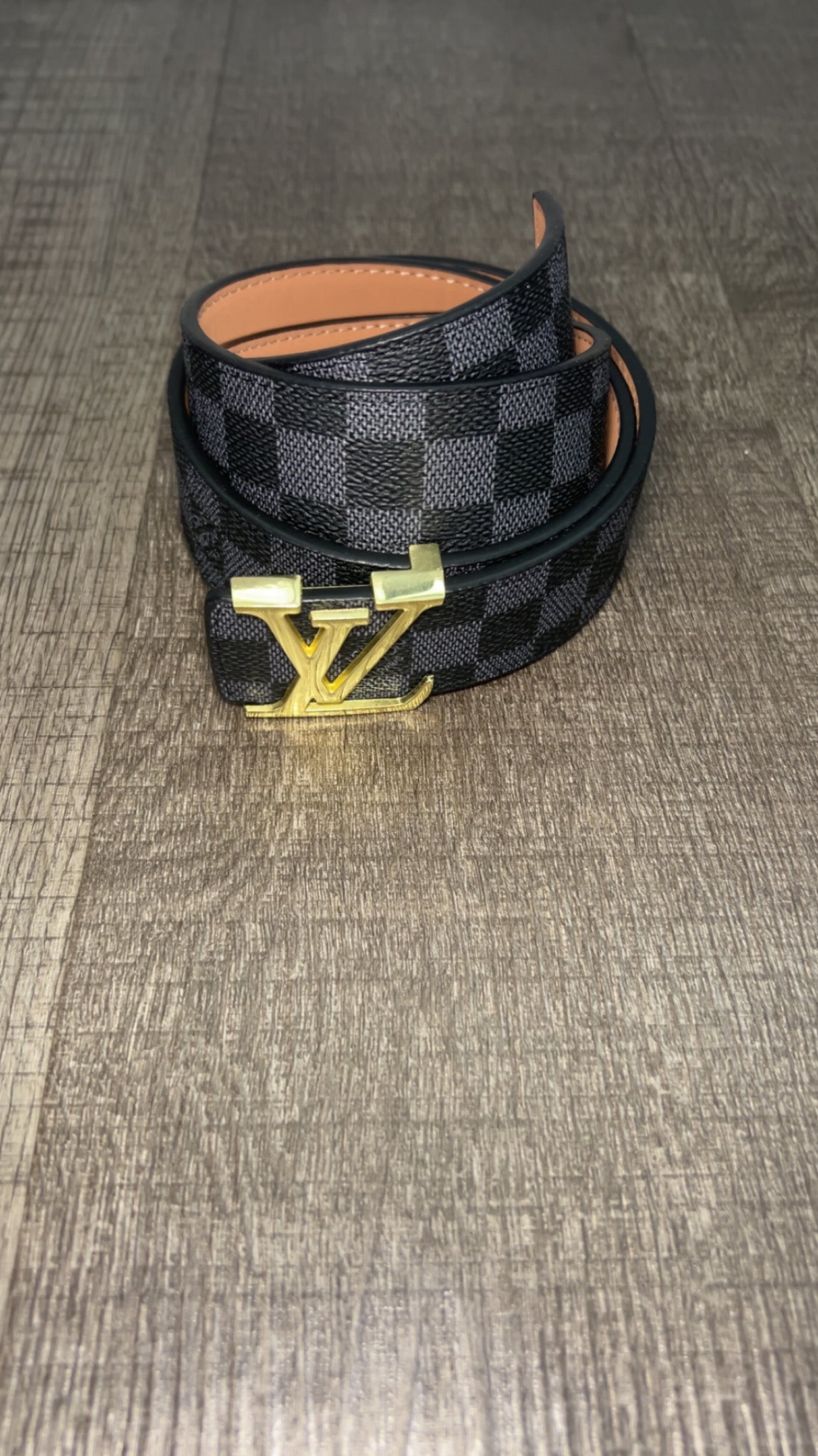 Leather belt